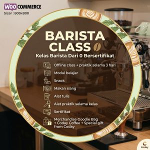 Barista Class – Kelas Barista Dari 0 Bersertifikat