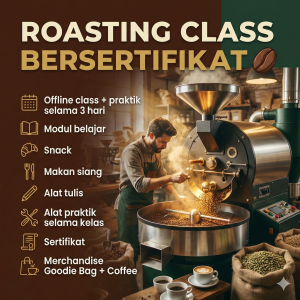 Roasting Class Bersertifikat Materi dari pemula hingga mahir