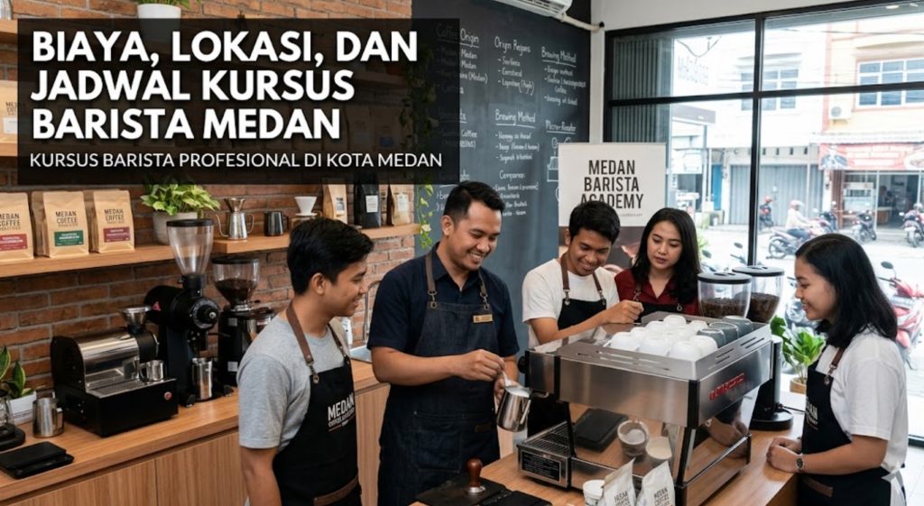 Biaya, Lokasi, dan Jadwal Kursus Barista Medan