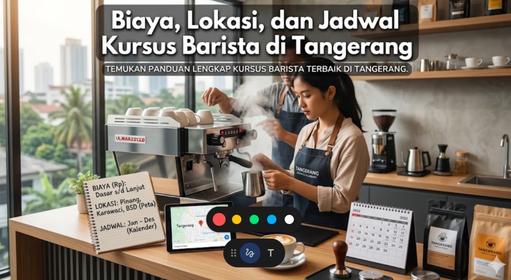 Biaya, Lokasi, dan Jadwal Kursus Barista di Tangerang