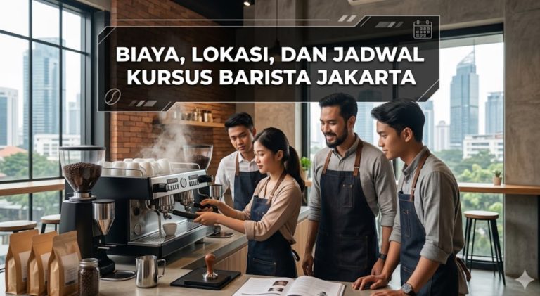 Biaya, Lokasi, dan Jadwal Kursus Barista Jakarta
