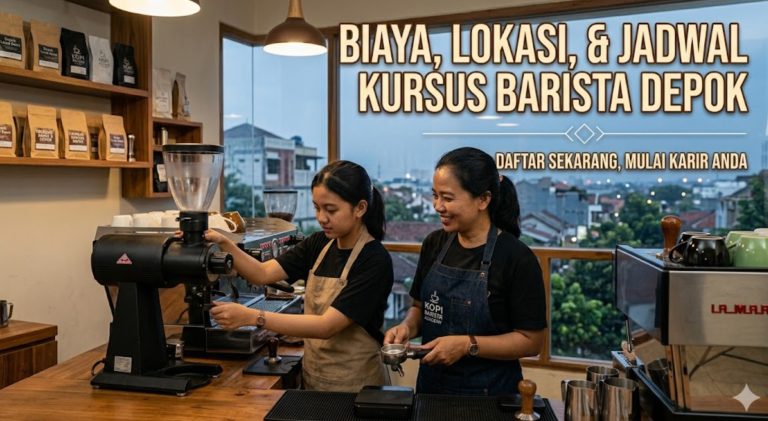 Biaya, Lokasi, dan Jadwal Kursus Barista Depok