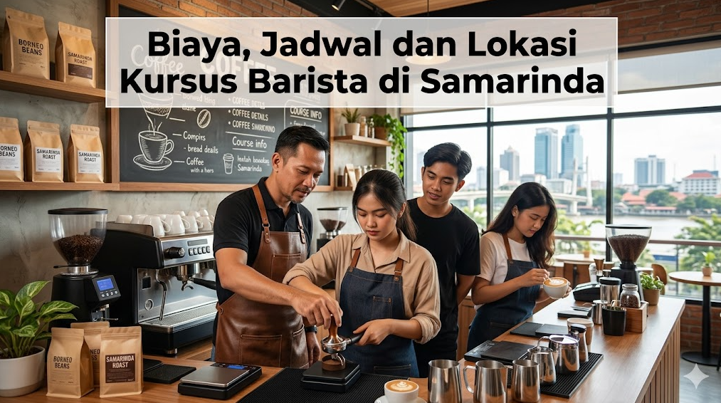 Biaya, Jadwal dan Lokasi Kursus Barista di Samarinda 2026